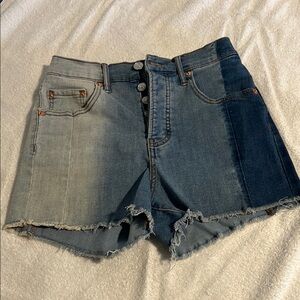 Jessica Simpson Two-Tone Denim Women Shorts